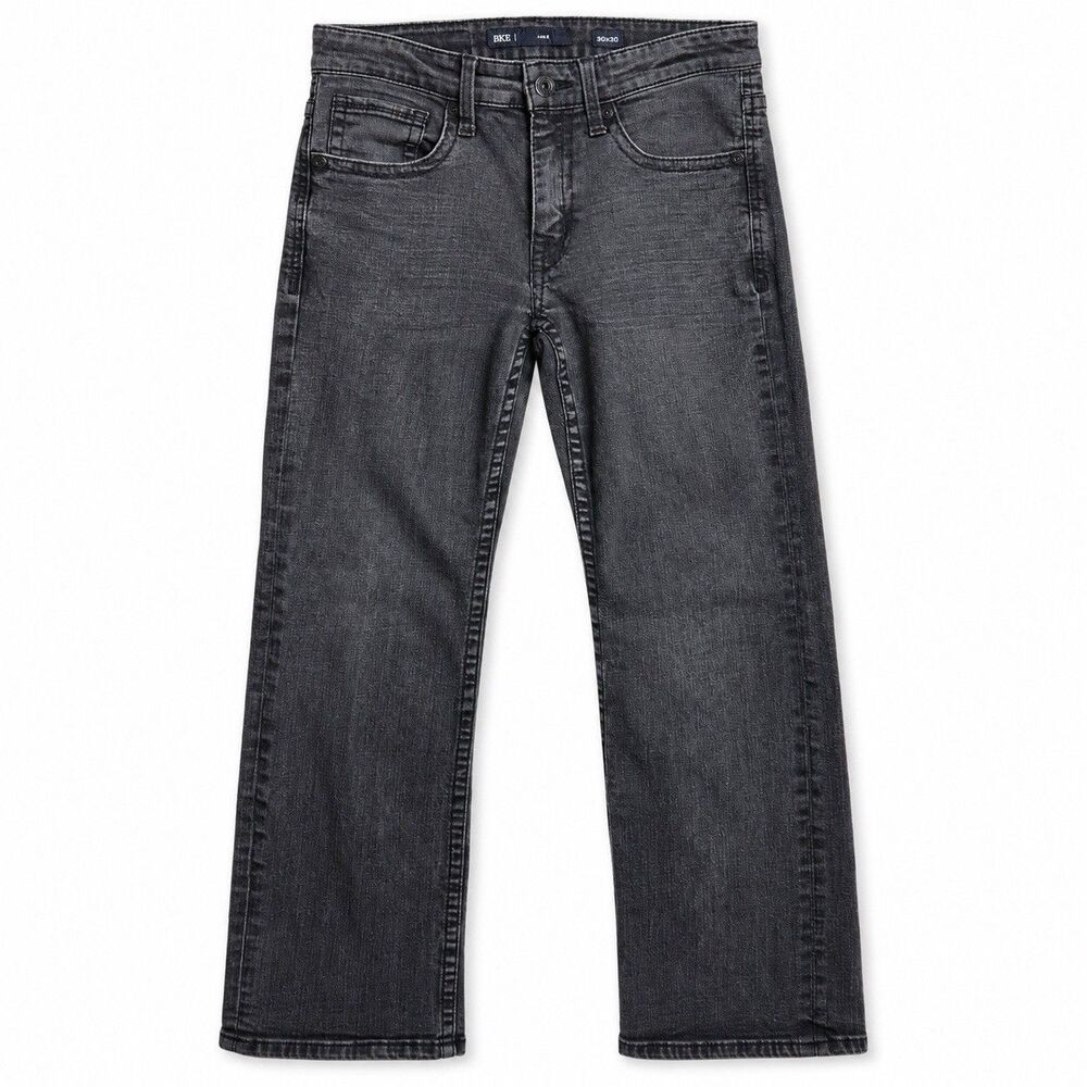 BKE Jake Bootcut Jeans Faded Black Stretch Denim Western Y2K Men's 30x30